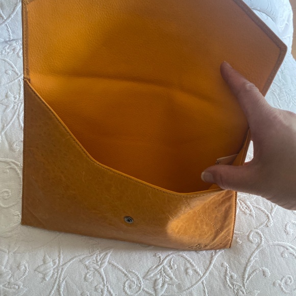 Mackage clutch yellow leather envelope - Picture 4 of 4